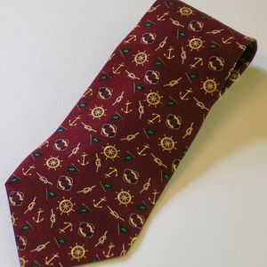 MEN'S TIE BY TOMMY HILFIGER WITH NAUTICAL THEME